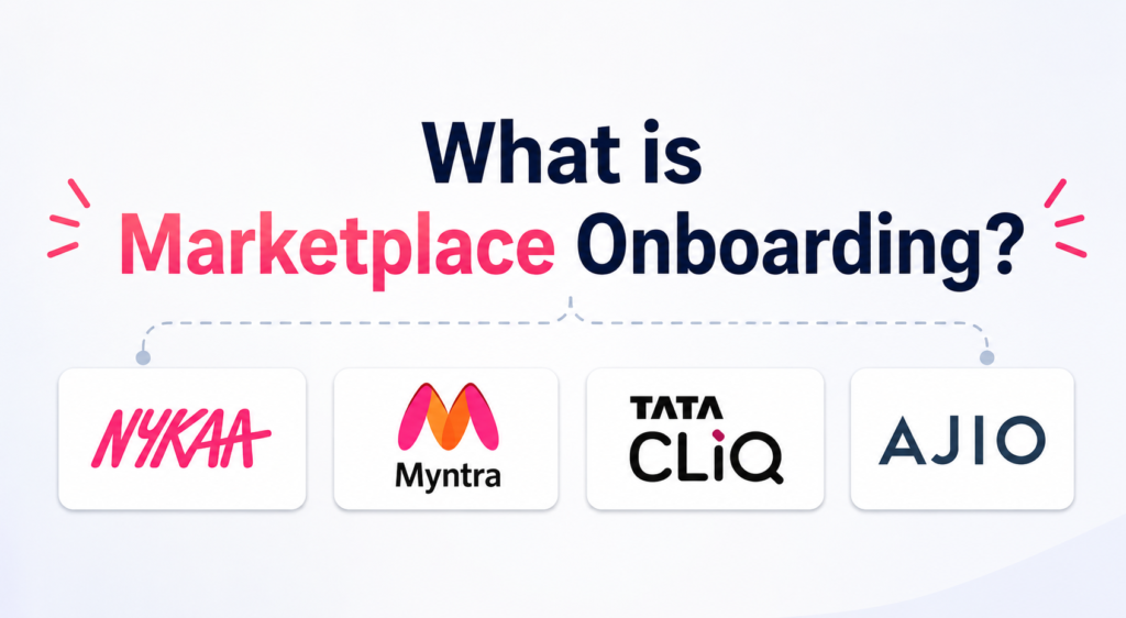 Marketplace Onboarding
Marketplace Onboarding Service
Ecommerce Marketplace Onboarding Service
Create Seller Account
Seller onboarding services
Pernia's Pop-Up Onboarding
Pernia's Pop-Up Onboarding Service
Ogaan Onboarding
Ogaan Onboarding Service
Ajio Onboarding
Ajio Onboarding Service
Myntra Onboarding
Myntra Onboarding Service
Aza Fashion Onboarding
Aza Fashion Onboarding Service
Nykaa Onboarding
Nykaa Onboarding Service
Tata CLIQ Onboarding
Tata CLIQ Onboarding Service